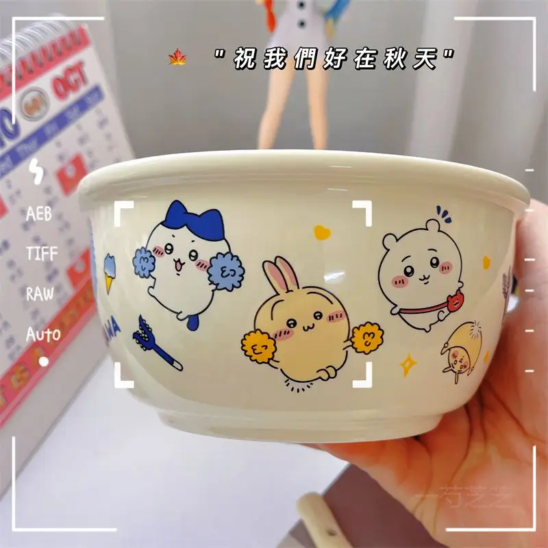 치이카와 귀여운 만화 세라믹 즉석 라면 그릇 세트 -  - Dim Sum Basket 리뷰 및 가격