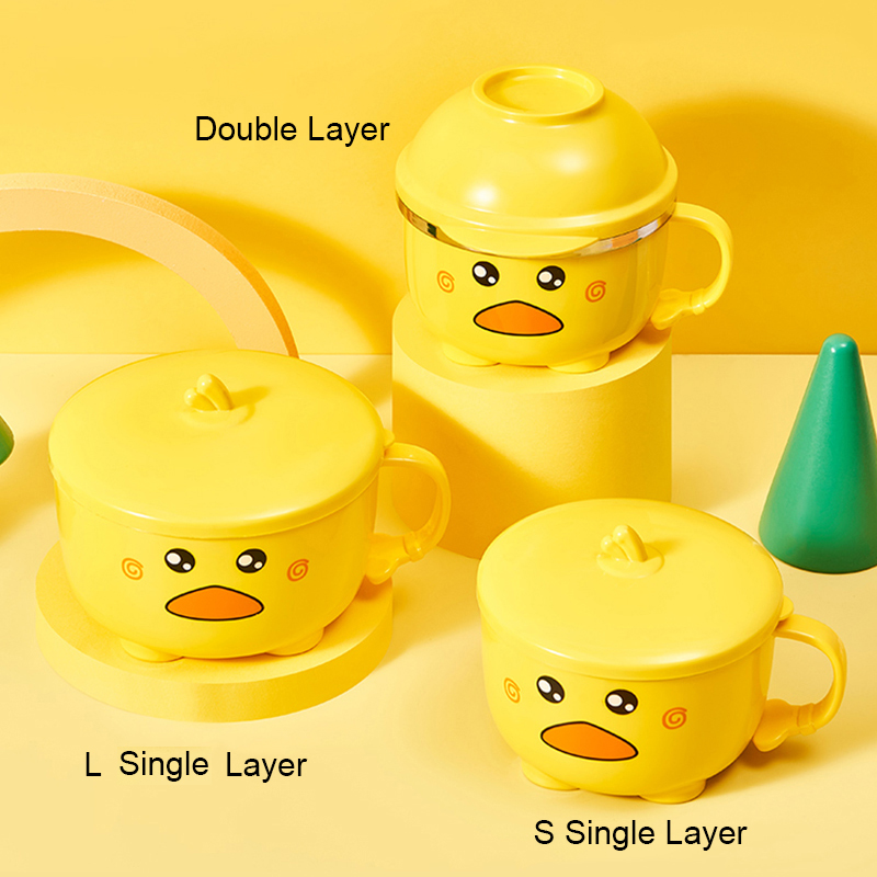900/1200ml 뚜껑이 달린 귀여운 오리라면 그릇  - Dim Sum Basket 리뷰 및 가격