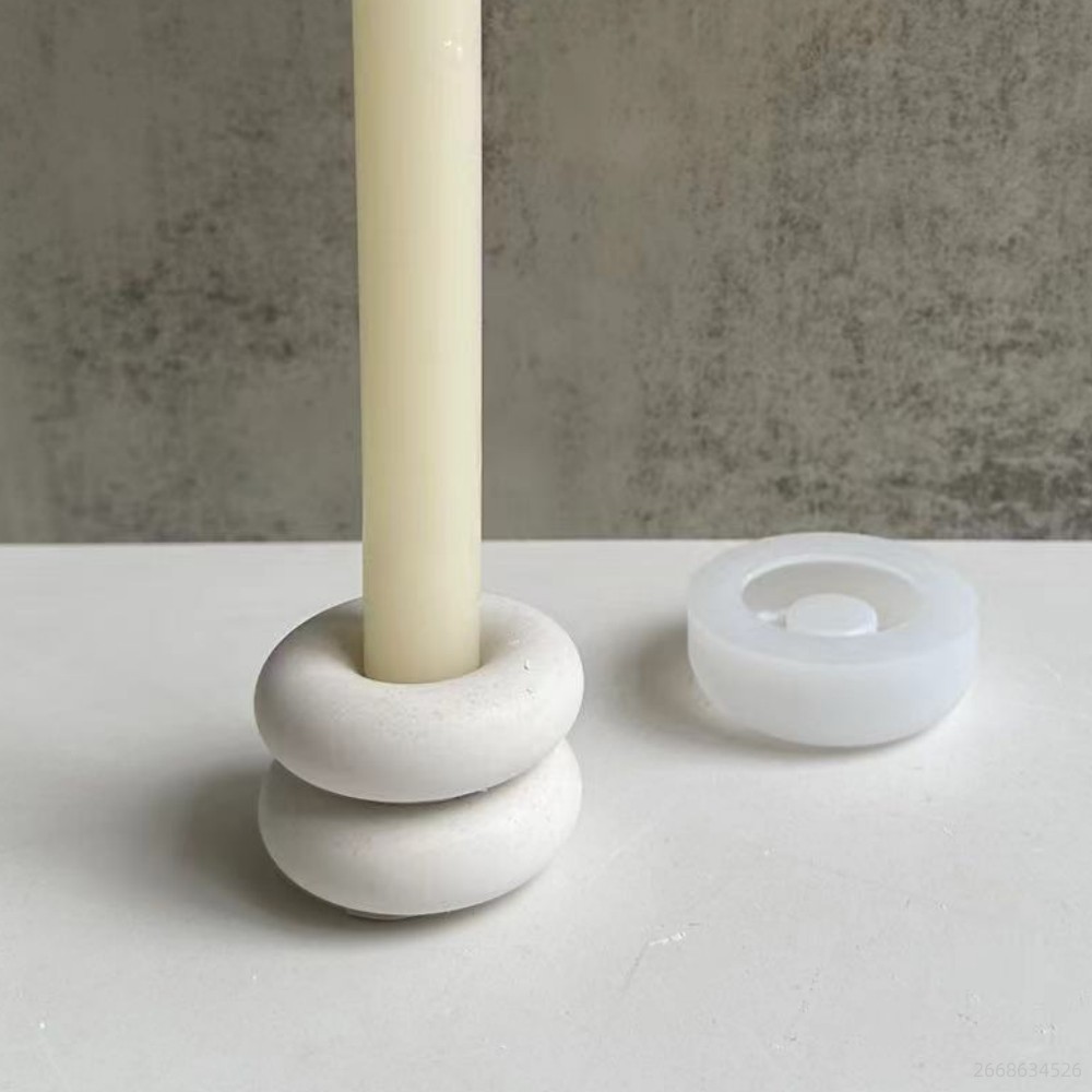 원형 도넛 캔들 홀더 실리콘 몰드, 수지 캐스트 쥬얼리 - Donut Mold Silicone 리뷰 및 가격